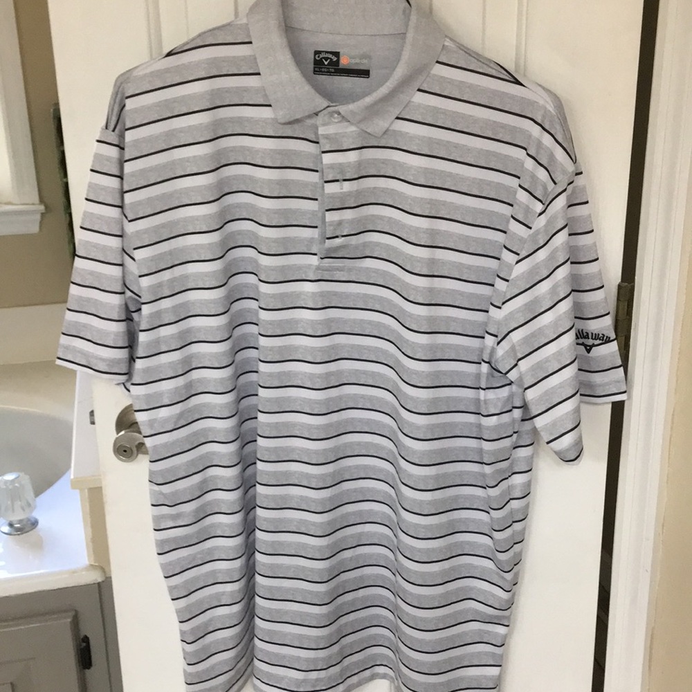 Men’s Callaway short sleeve shirt.